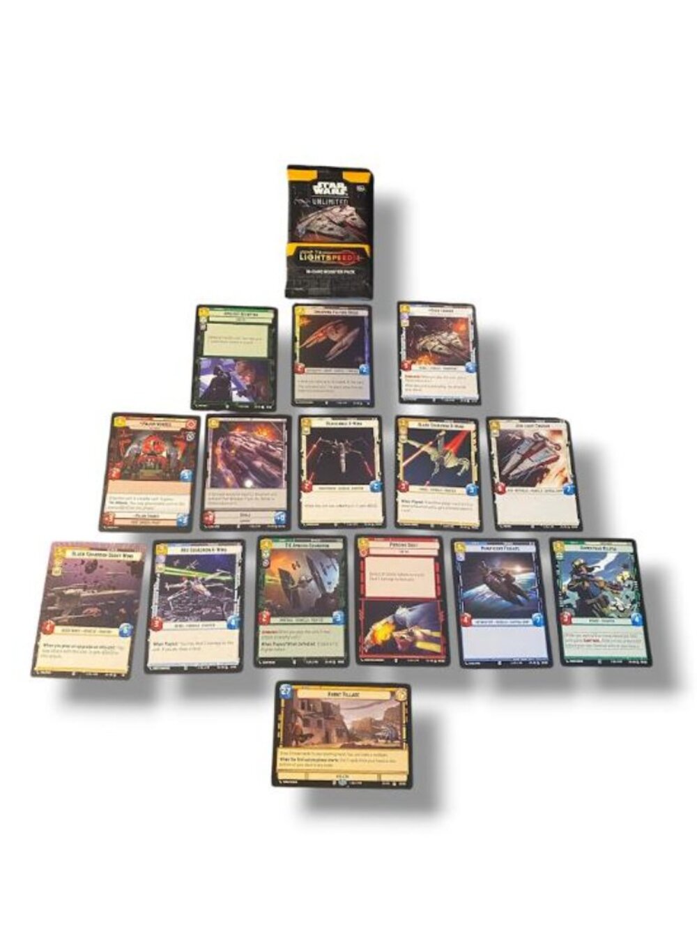NEW - STAR WARS UNLIMITED BOOSTER PACK JUMP TO LIGHTSPEED - RIPPED